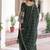 Womens new trendy faux blooming with embroidered work  kurta set