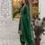 Dark green silk blend embroidered farshi salwar set