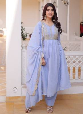 womens mul chanderi with beads embroidery-work kurta set 1