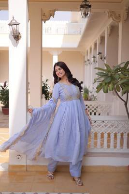 womens mul chanderi with beads embroidery-work kurta set 5