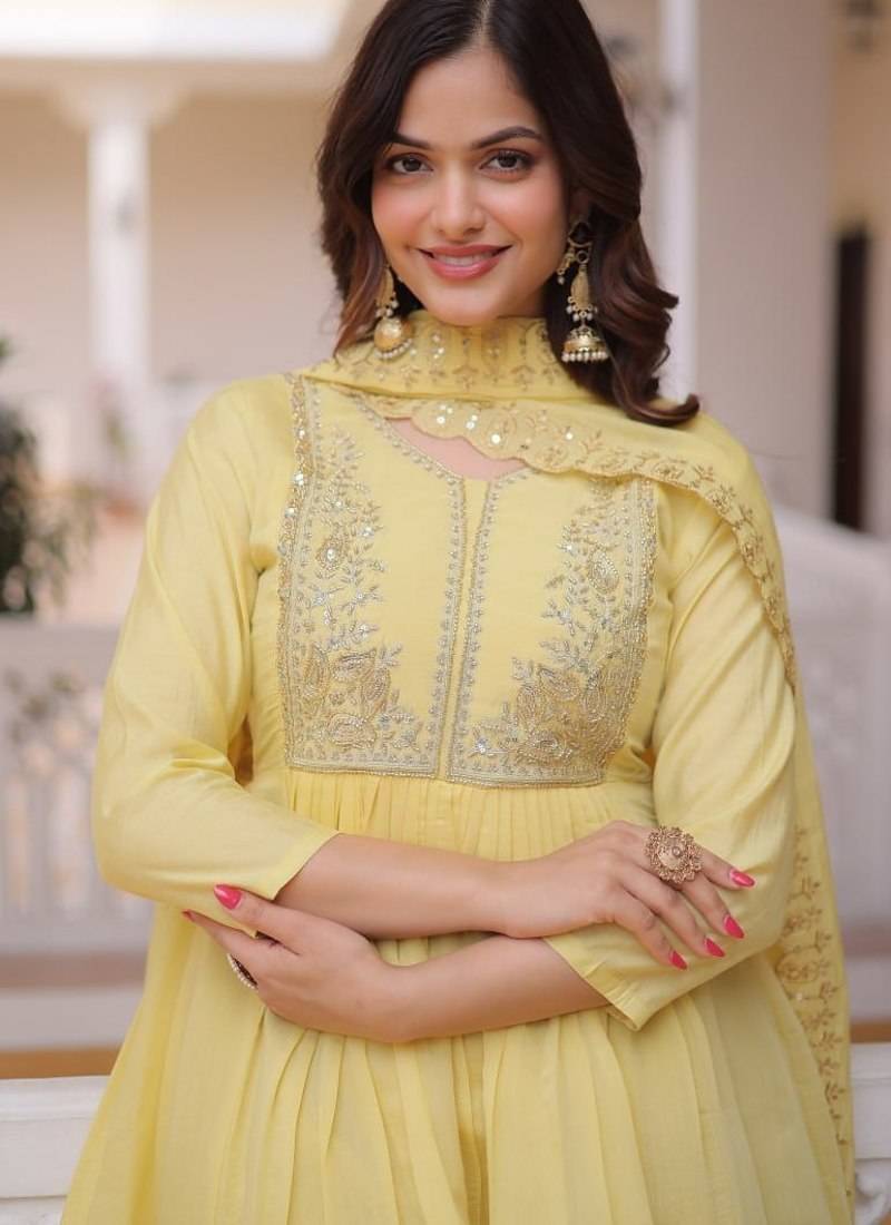 womens new  mul chanderi with beads embroidery-work kurta set