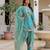 Sky blue satin embroidered FARSHI SALWAR set