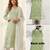 Light green rayon embroidered KURTA set