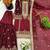 Maroon silk blend embroidered sharara set