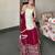 Off white silk blend embroidered  lehenga kurti with real mirror work set