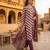 Off white chanderi hand embroidery kurti set