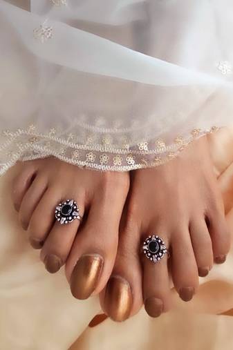 German Silver Handmade Toe Rings