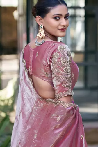  Ready Fendi Fabric Sequins Embroidered Lehenga Choli