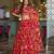 Women's Marble Floral Print Flared Lehenga Choli Set