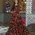 Women's Marble Floral Print Flared Lehenga Choli Set