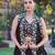 Fendi Black Sequins & Multi-Thread Floral Embroidery Lehenga Choli