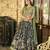 Printed Tussar Silk Lehenga Choli with Intricate Lace Work