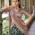 Printed Tussar Silk Lehenga Choli with Intricate Lace Work