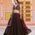 Fendi Silk Sequins & Threadwork Embroidered Lehenga Choli