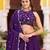 Fendi Silk Sequins & Threadwork Embroidered Lehenga Choli