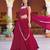 Fendi Silk Sequins & Threadwork Embroidered Lehenga Choli