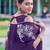 Designer Fendi Silk Indo-Western with Intricate Thread Embroidery
