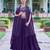 Designer Fendi Silk Indo-Western with Intricate Thread Embroidery
