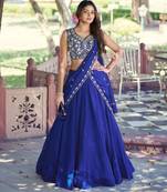 PC Kashmiri Bead & Sequin Infused Party Wear Lehenga
