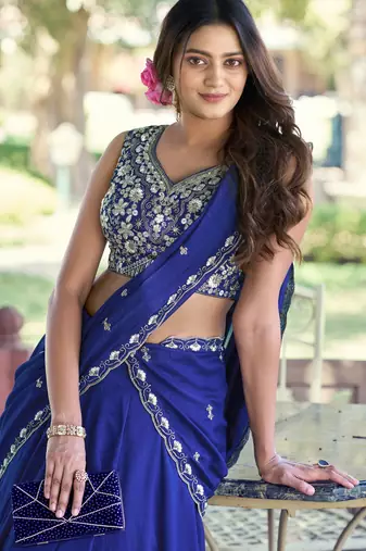 PC Kashmiri Bead & Sequin Infused Party Wear Lehenga