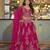 Floral Thread-Work Lehenga with Shimmering Sequins & Lace Border