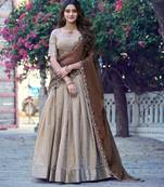 Premium Chinon Chex Lehenga Choli with Zari Work