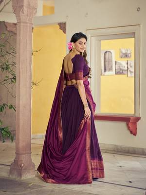 Pure Chanderi Zari Weaving Work Lehenga Choli with Dupatta 3