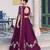 Elegant Wine Rangoli Silk Lehenga Set with Zari & Sequins Work