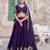 Women's Purple Rangoli Silk Sequins & Thread Embroidered Lehenga Choli