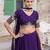 Women's Purple Rangoli Silk Sequins & Thread Embroidered Lehenga Choli