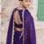 Women's Purple Rangoli Silk Sequins & Thread Embroidered Lehenga Choli
