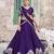 Women's Purple Rangoli Silk Sequins & Thread Embroidered Lehenga Choli
