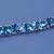 925 Sterling Silver Blue Stone Tennis Bracelet, Oval Round Moissanite, Women's Jewelry