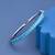 Princess Cut Blue Moissanite Tennis Bracelet, 925 Sterling Silver Bangle
