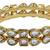 Gold plated kundan stone traditional bangles set for women