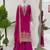 Designer faux georgette sequins embroidered top palazzo dupatta set for women