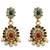 Designer gold plated kundan pearl bridal choker set with earrings & tikka