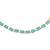 Turquoise stone gold plated necklace set with earrings for women
