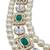 Green kundan pearl long necklace set with earrings bridal jewellery
