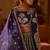 navy blue art silk embroidered lehengas