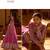 rani pink art silk embroidered lehengas