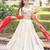 off white silk embroidered lehengas