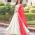 off white silk embroidered lehengas
