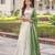 off white silk embroidered lehengas