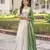 off white silk embroidered lehengas