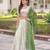 off white silk embroidered lehengas