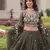 mehendi georgette embroidered lehengas