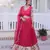 rani pink silk plain lehengas