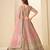 pink art silk embroidered lehengas