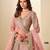 pink art silk embroidered lehengas